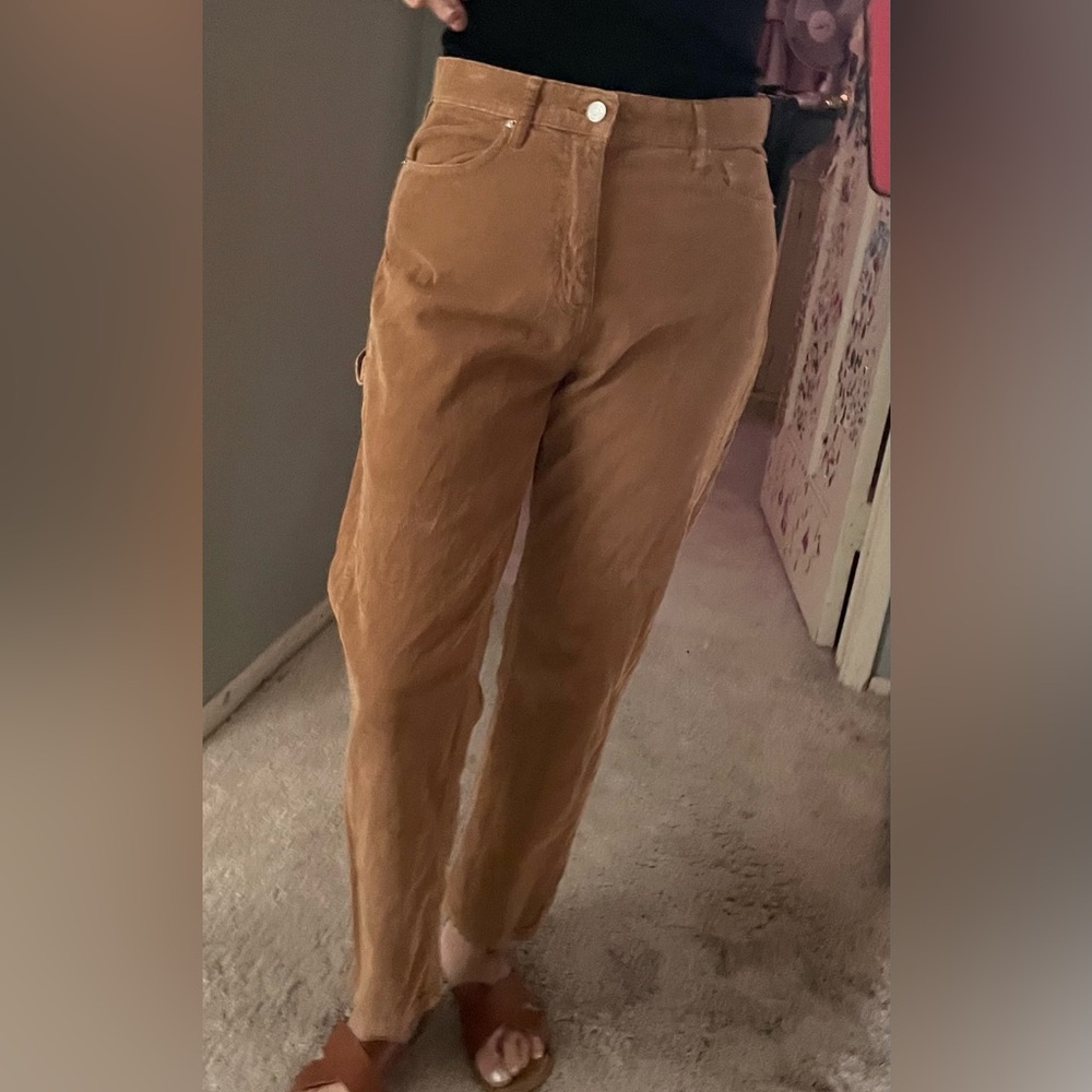 BDG Urban Outfitters Women’s Rust Brown Corduroy Pants 28 straight leg carp loop